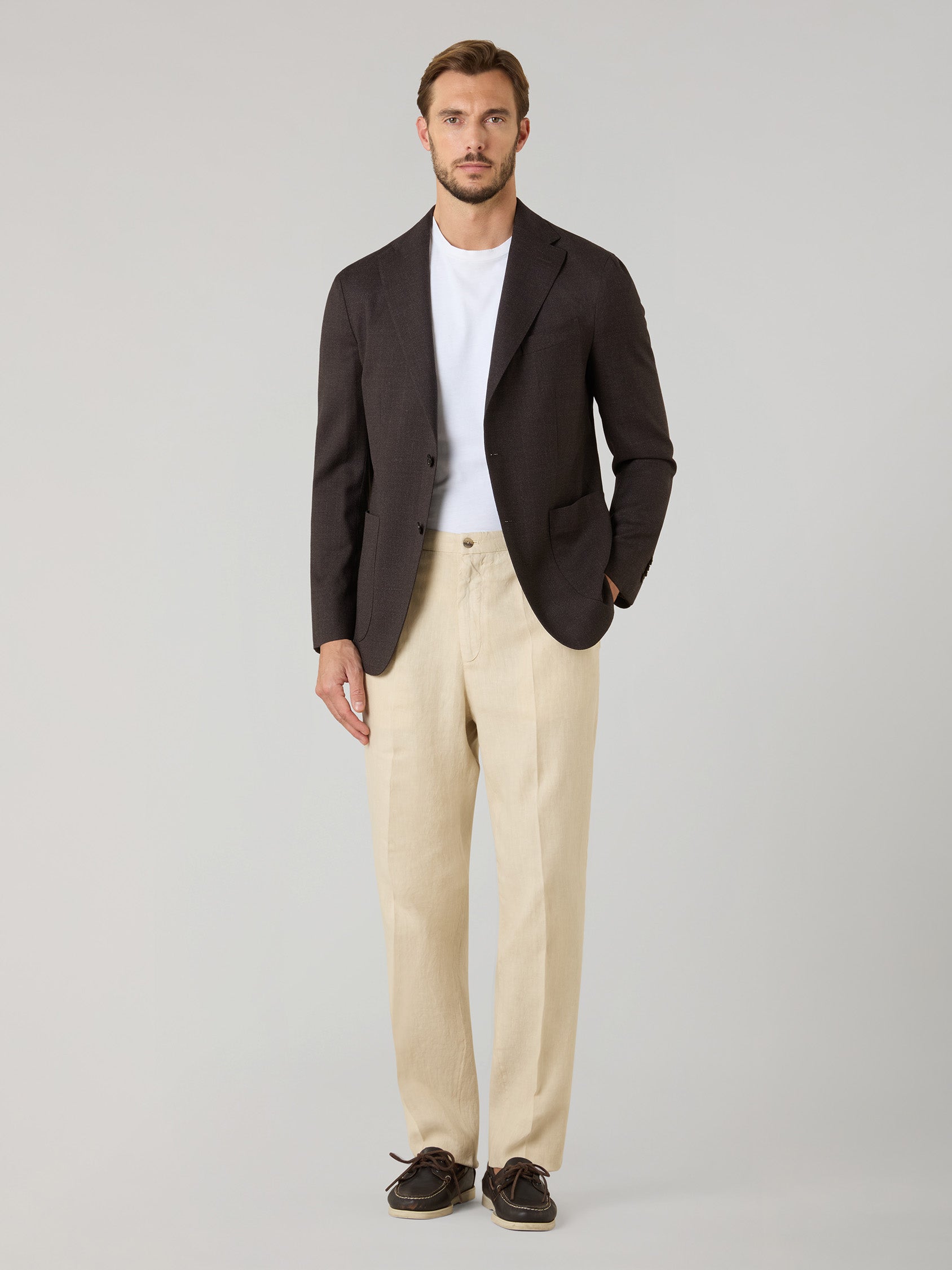 Lightweight honeycomb wool K-Jacket | Boglioli® – BoglioliMilano