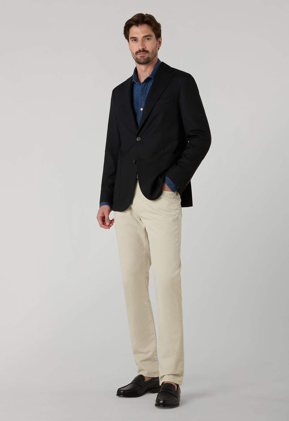 Black Light Wool Honeycomb K-Jacket
