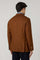 Cinnamon Garment Dyed Wool K-Jacket 