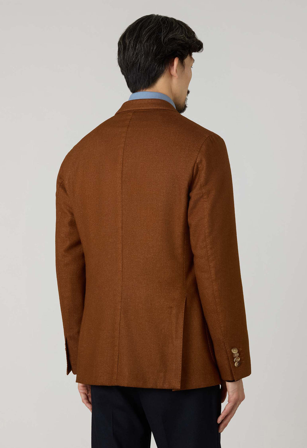 Cinnamon Garment Dyed Wool K-Jacket 