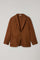 Cinnamon Garment Dyed Wool K-Jacket 