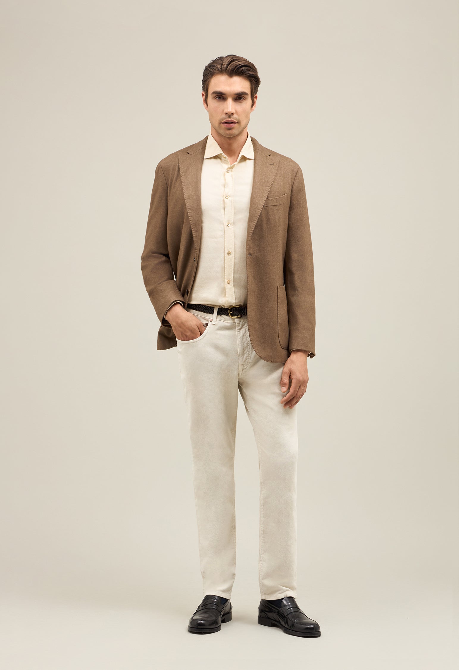 Garment Dyed Light Wool K-Jacket