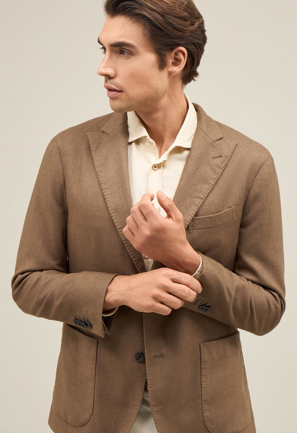 Garment Dyed Light Wool K-Jacket