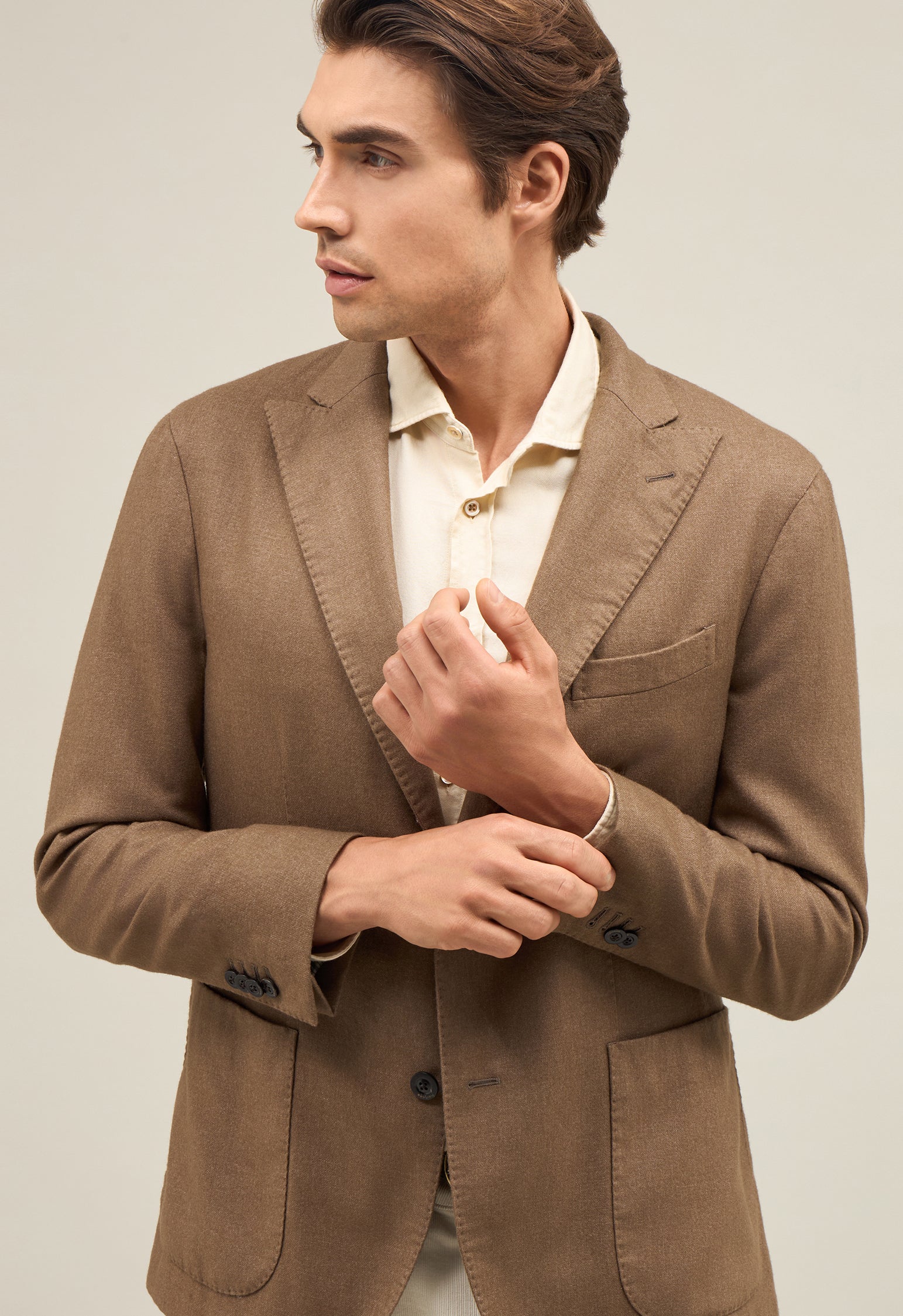 Garment Dyed Light Wool K-Jacket
