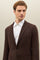 Brown Garment Dyed Cashmere K-Jacket