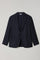 Dark Blue Garment Dyed High Performance Wool K-Jacket