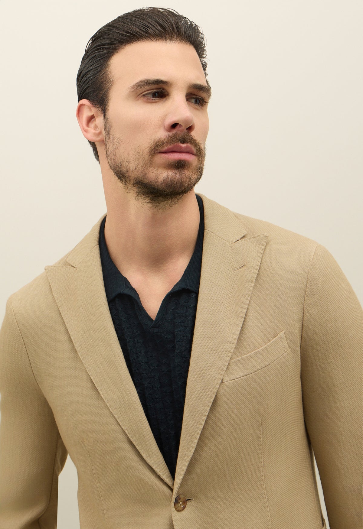 K Jacket Riendonut Garment-dyed honeycomb wool K-Jacket | Boglioli® – BoglioliMilano