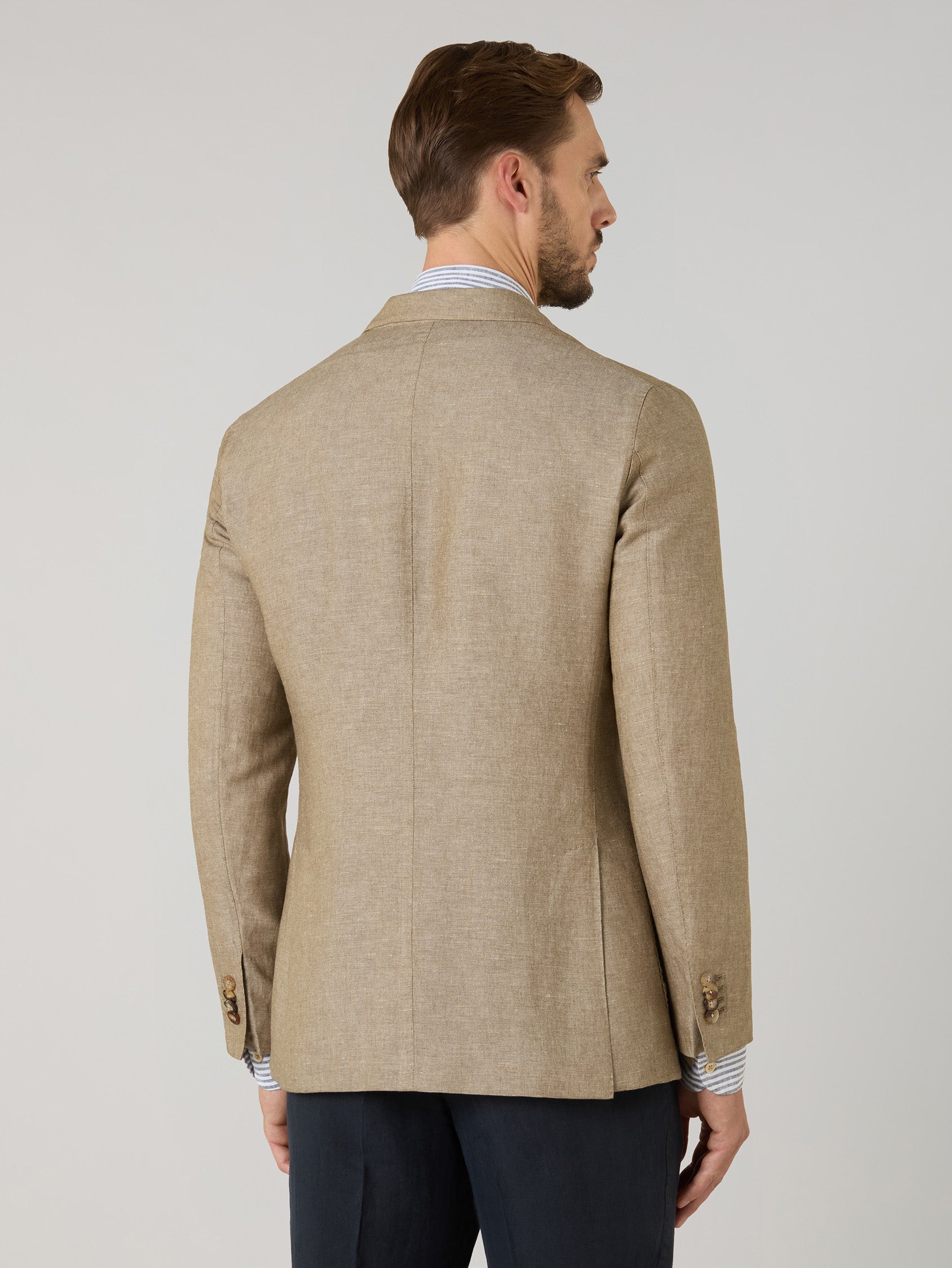 Linen, cashmere and silk K-Jacket | Boglioli® – BoglioliMilano