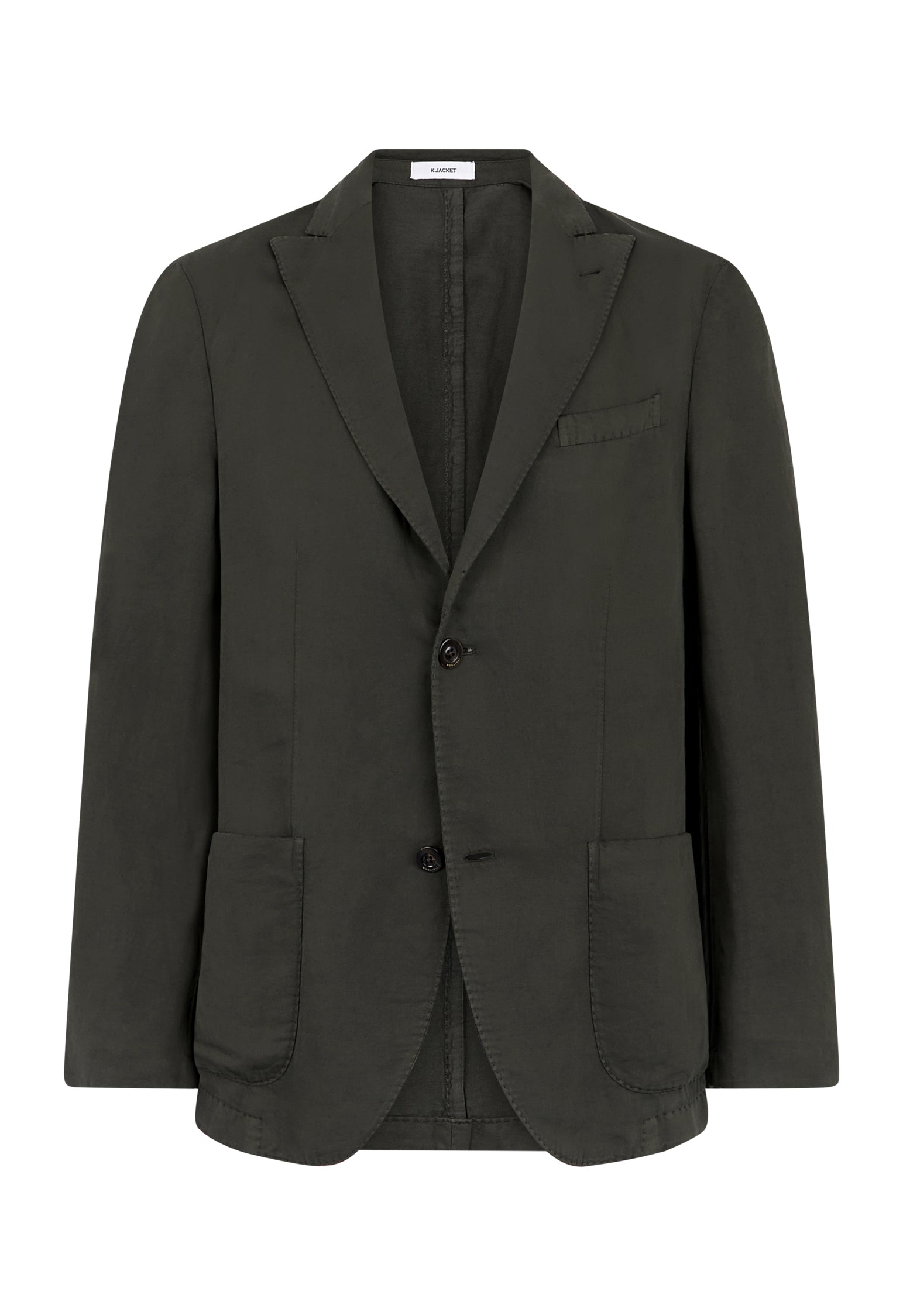 Cotton and linen satin K-Jacket | Boglioli® – BoglioliMilano