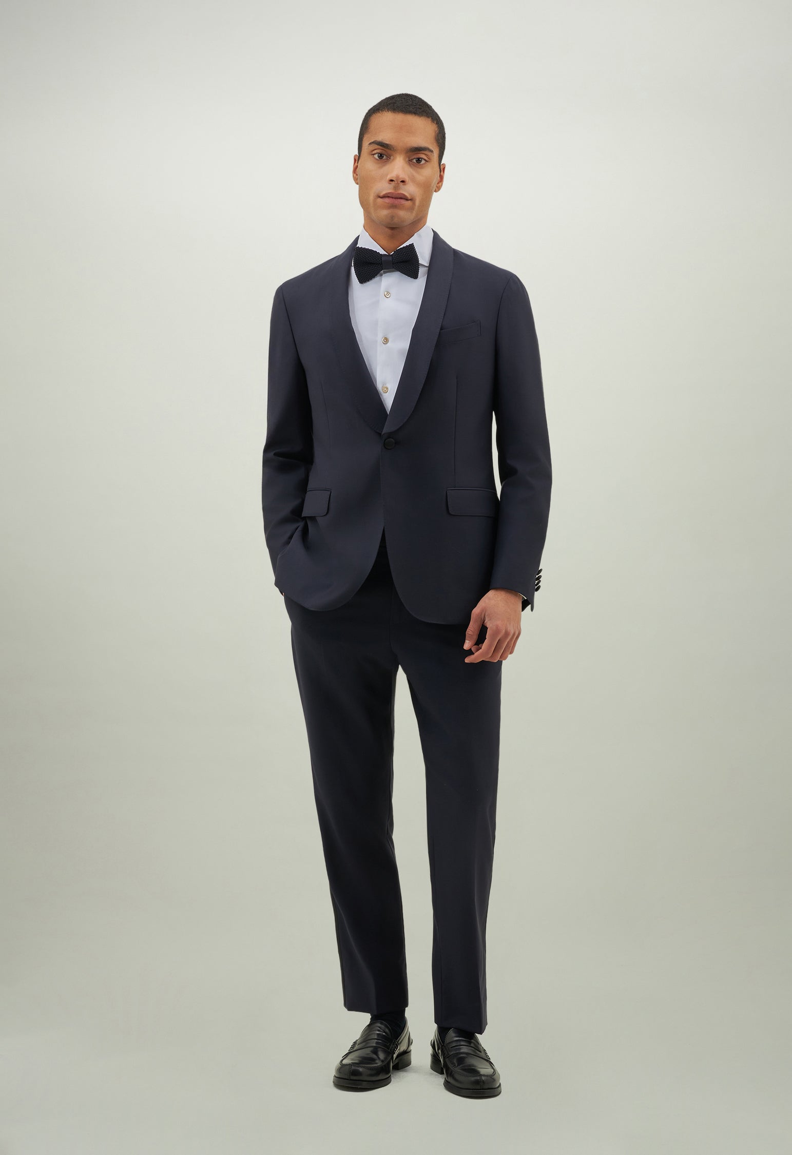 Evening satin wool K-Jacket | Boglioli® – BoglioliMilano