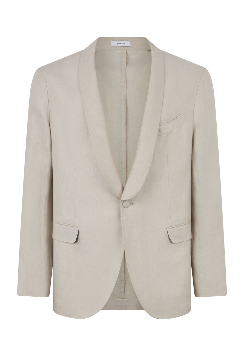 K-Jacket in twill di lino ghiaccio