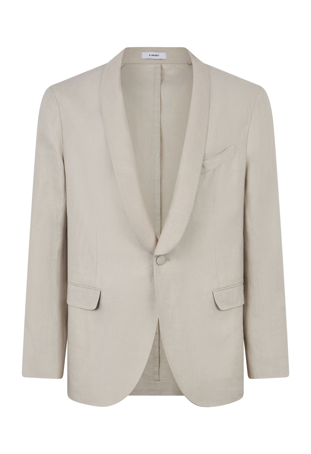 K-Jacket in twill di lino ghiaccio