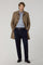 Cappotto Duster in lana beige