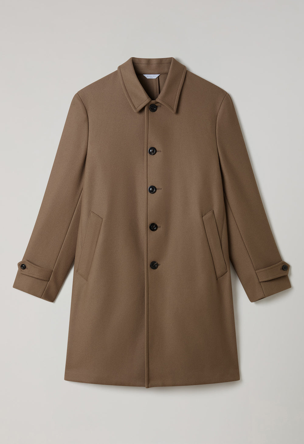 Cappotto Duster in lana beige