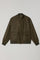 Green Prince of Wales Flannel Bomber Jacket