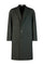 Green Blended Wool Cashmere Overcoat