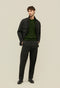 Green Flannel Padded Field Jacket 