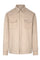 Beige Blended Wool Padded Overshirt