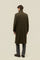 Green Wool Felt Loden Coat