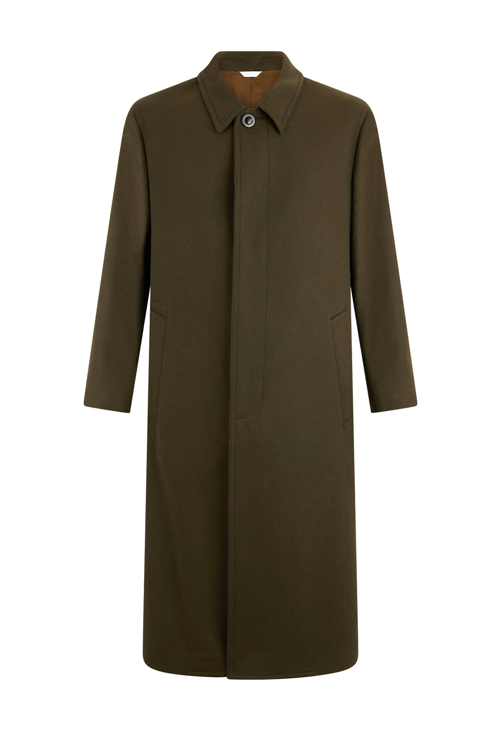 Green Wool Felt Loden Coat