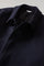 Blue Wool Felt Loden Coat