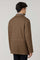 Brown Garment Dyed Wool Field Jacket