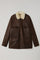 Brown Shearling Sahariana