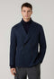 Grey Houndstooth Jersey double-breasted Easy Jacket