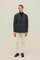 Grey Houndstooth Jersey double-breasted Easy Jacket