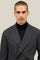 Grey Houndstooth Jersey double-breasted Easy Jacket