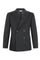 Grey Houndstooth Jersey double-breasted Easy Jacket