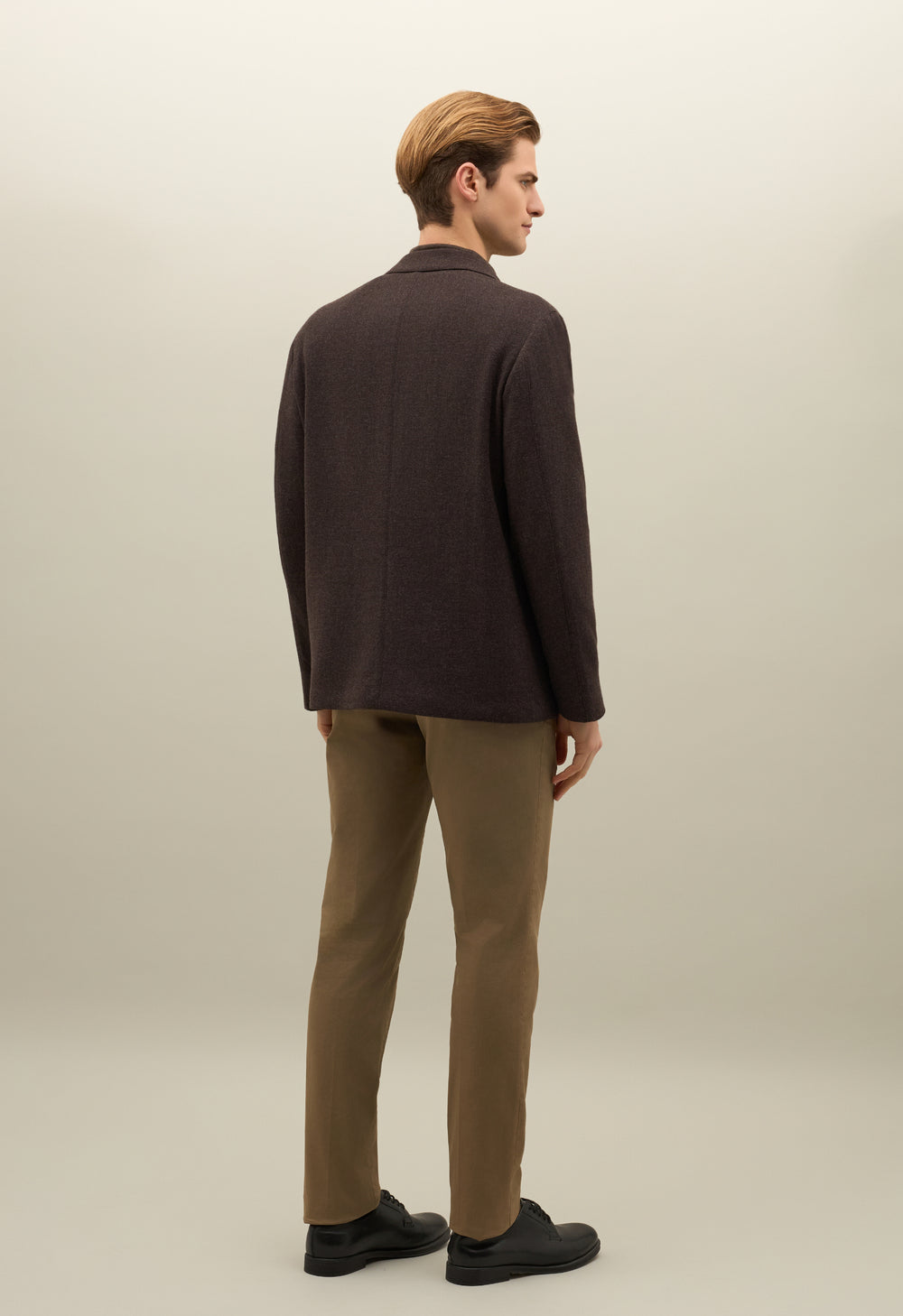 Brown Wool Cashmere Over Jacket