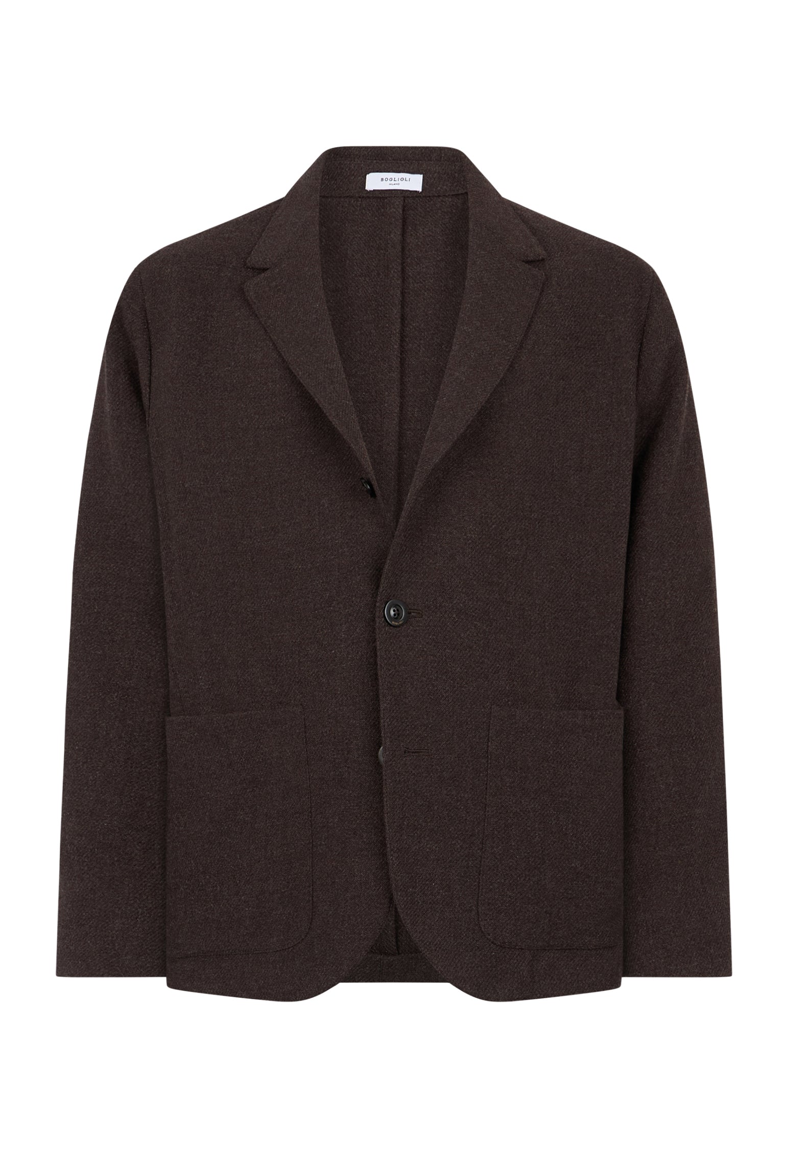 Brown Wool Cashmere Over Jacket