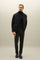 Black Cashmere Wool Boxie Jacket