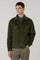 Green Garment Dyed Cashmere Biker