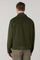 Green Garment Dyed Cashmere Biker
