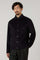 Dark Grey Garment Dyed Cashmere Biker