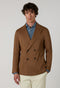 Green Linen Mohair Double-Breasted Sartoria Jacket