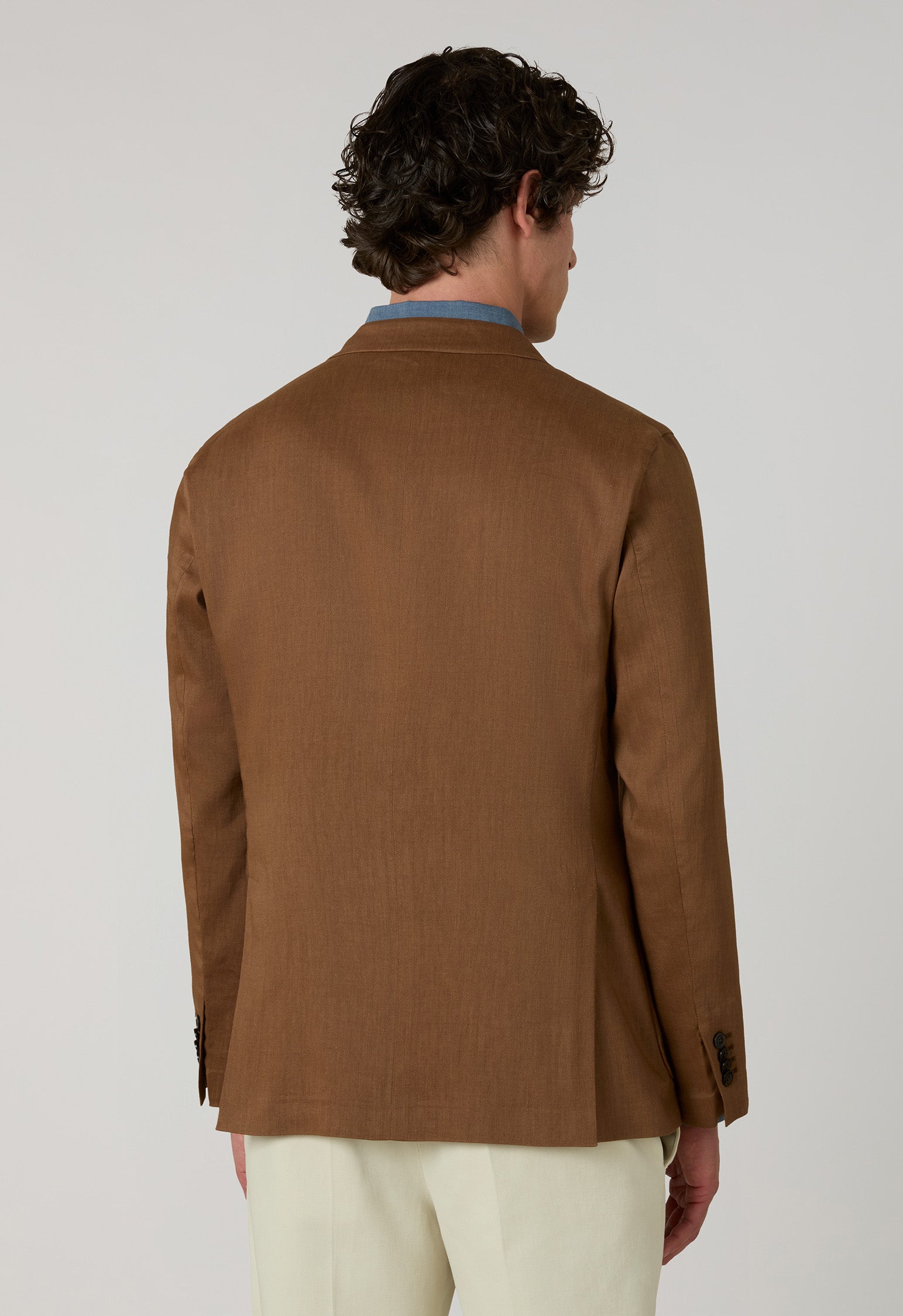 Linen Mohair double-breasted Sartoria Jacket
