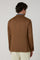 Brown Linen Mohair Double-Breasted Sartoria Jacket