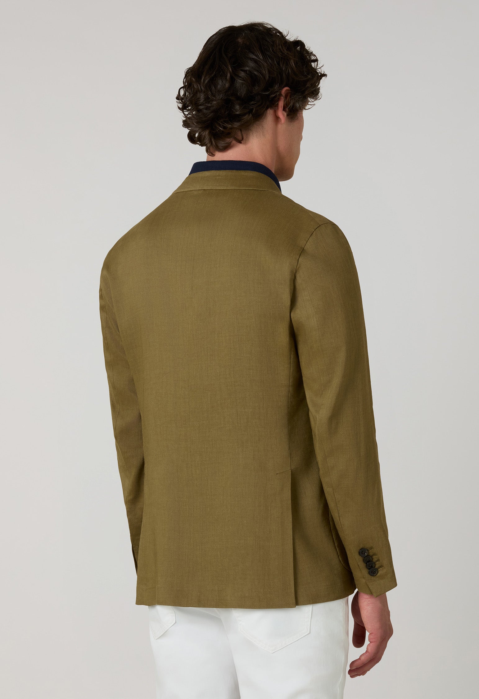 Linen Mohair double-breasted Sartoria Jacket