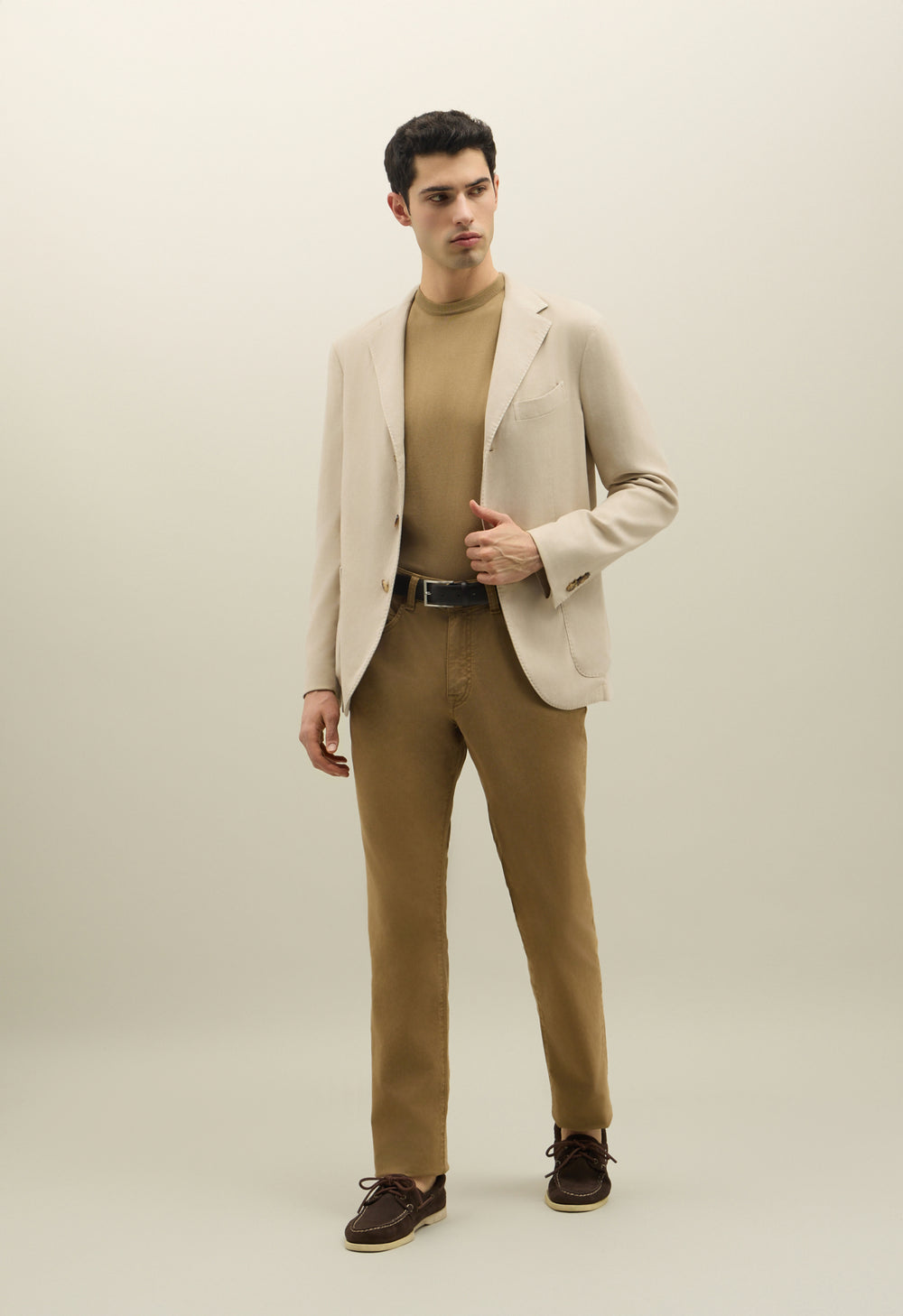 Warm White Blended Soft Cotton Dover Jacket