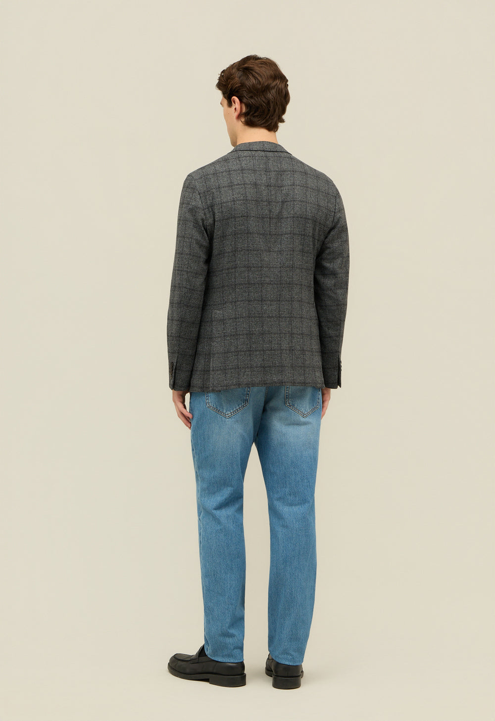 Grey Prince of Wales blend Dover Jacket