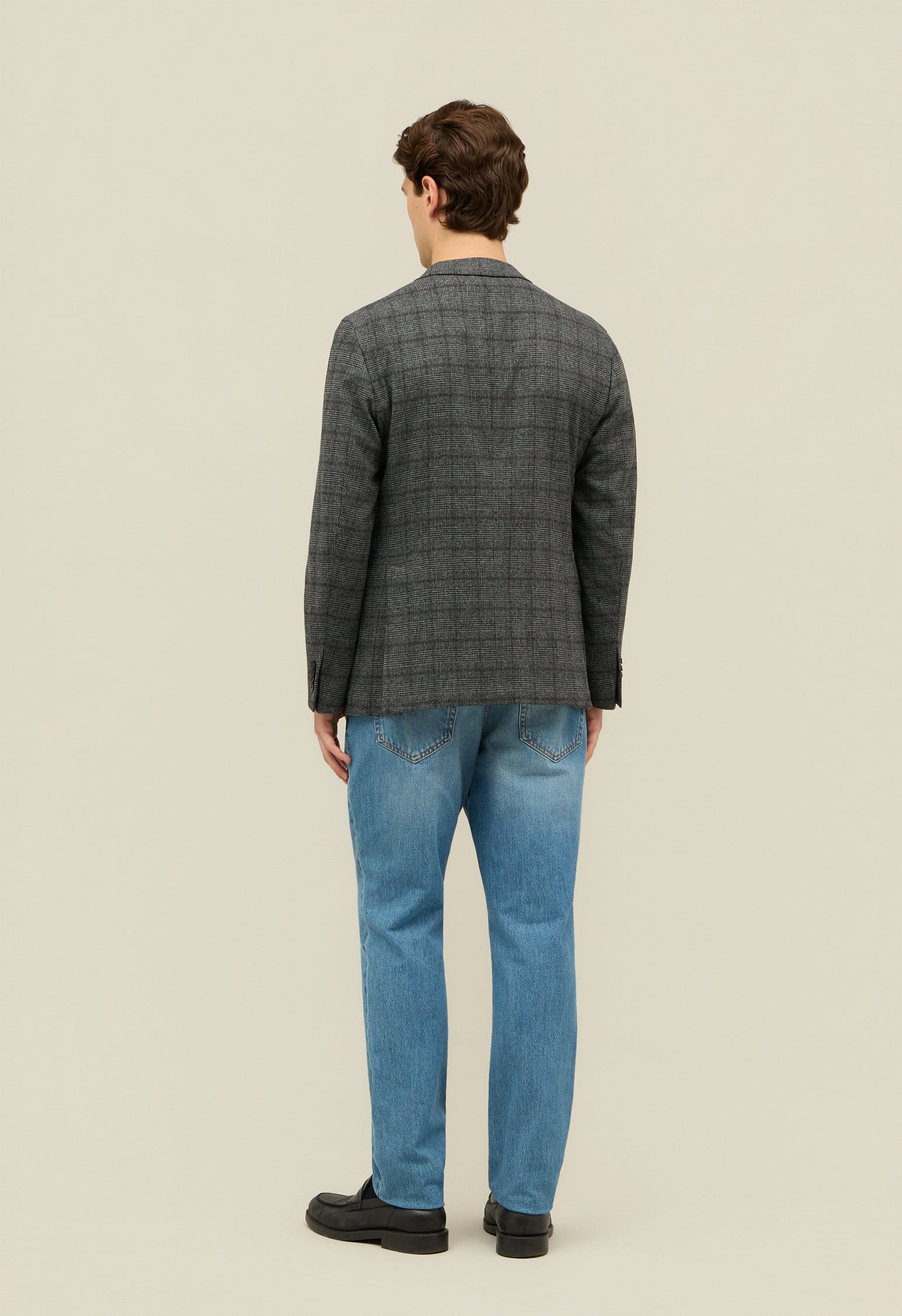 Grey Prince of Wales blend Dover Jacket