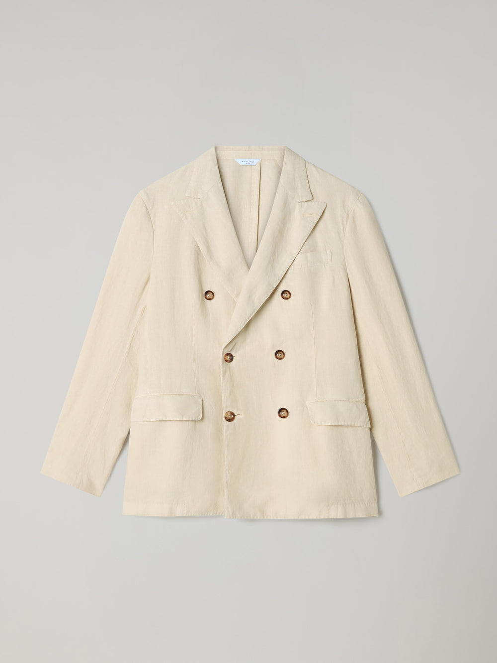 Garment Dyed Linen double-breasted Dover Suit