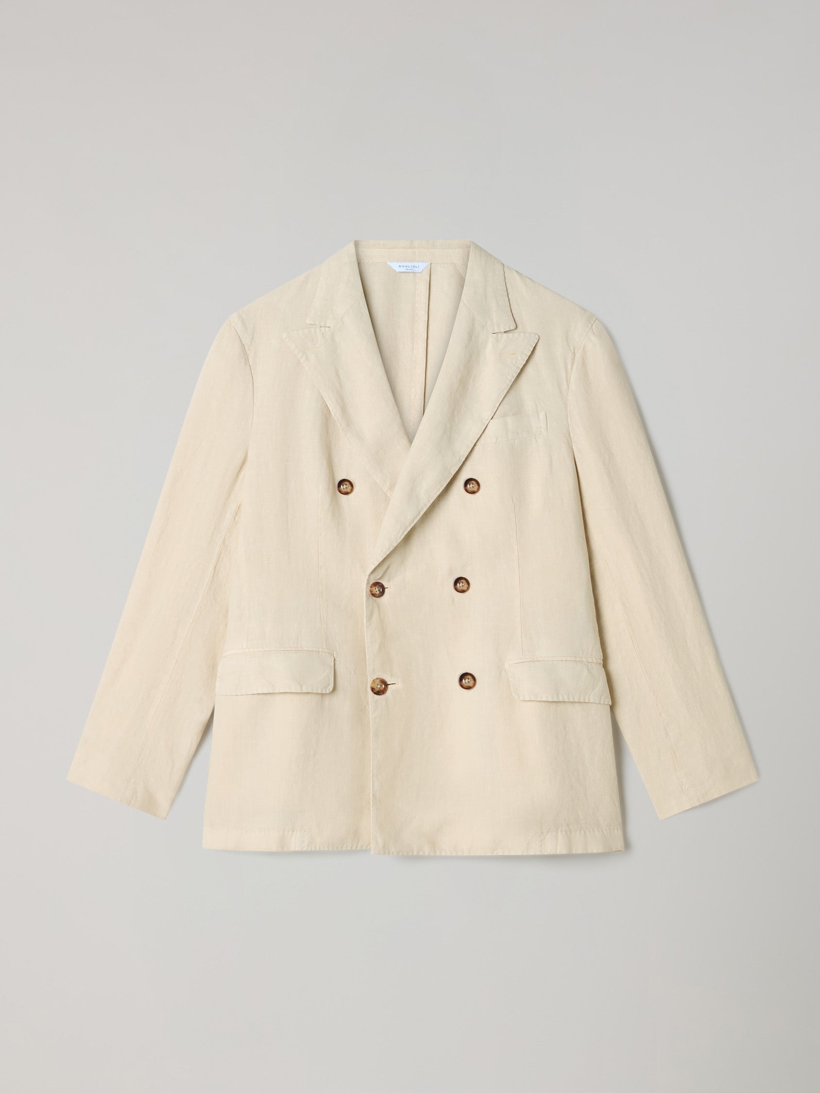 Garment Dyed Linen double-breasted Dover Suit