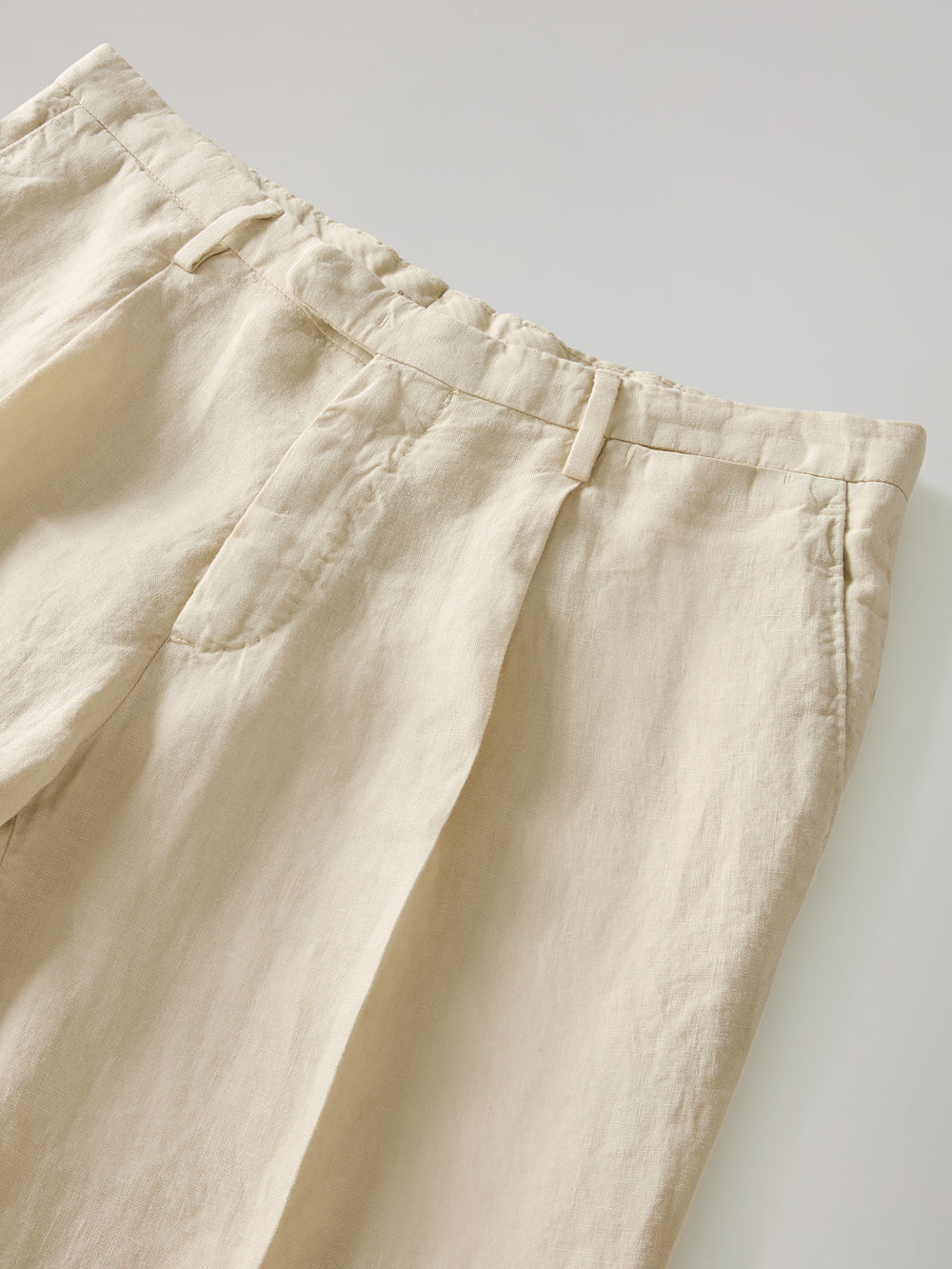 Garment Dyed Linen double-breasted Dover Suit