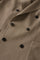 Beige Cotton Jersey Double-Breasted Dover Jacket