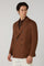 Cinnamon Cotton Jersey Double-Breasted Dover Jacket
