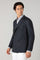 Grey Cotton Jersey Double-Breasted Dover Jacket